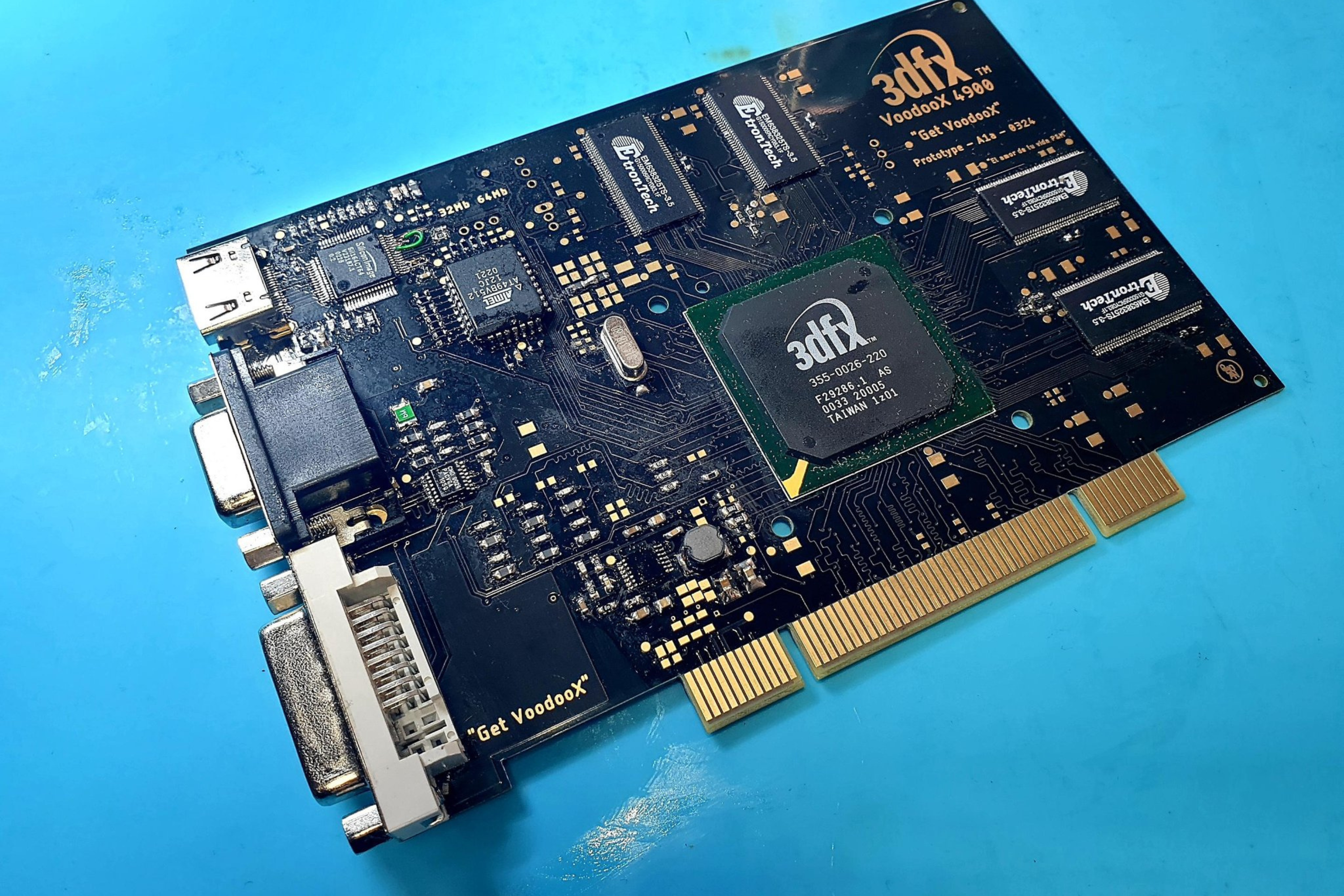 This 3dfx VoodooX graphics card is making its formal debut in 2024