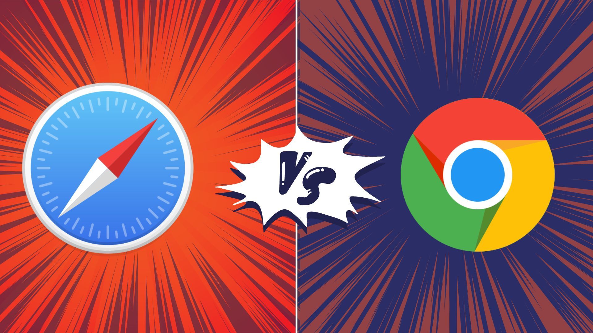Google  Chrome против Safari на Mac