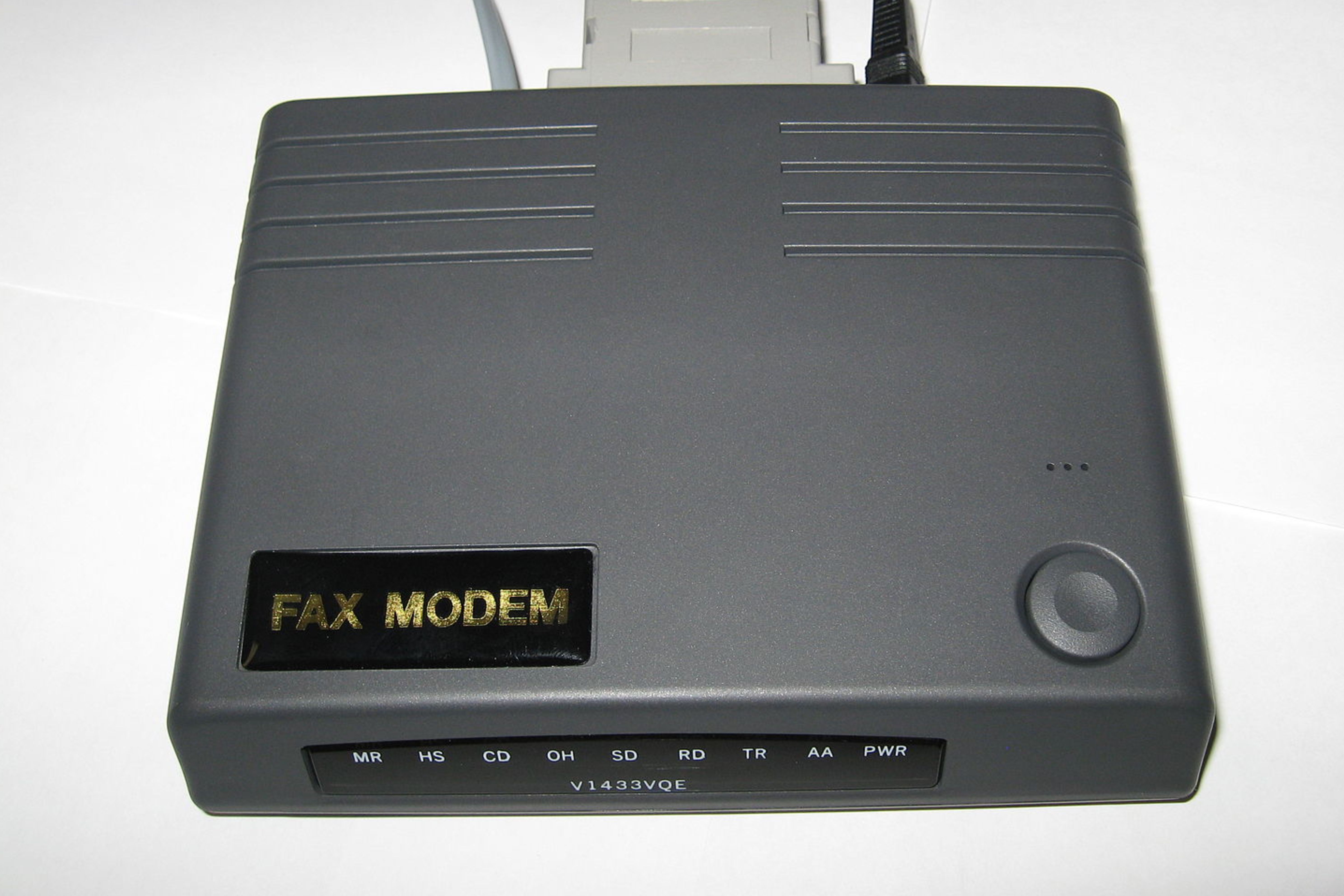 A dial-up modem.