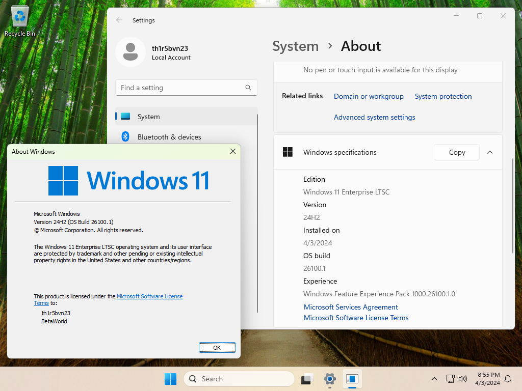 The first leaks of the Windows 11 LTSC image appear online