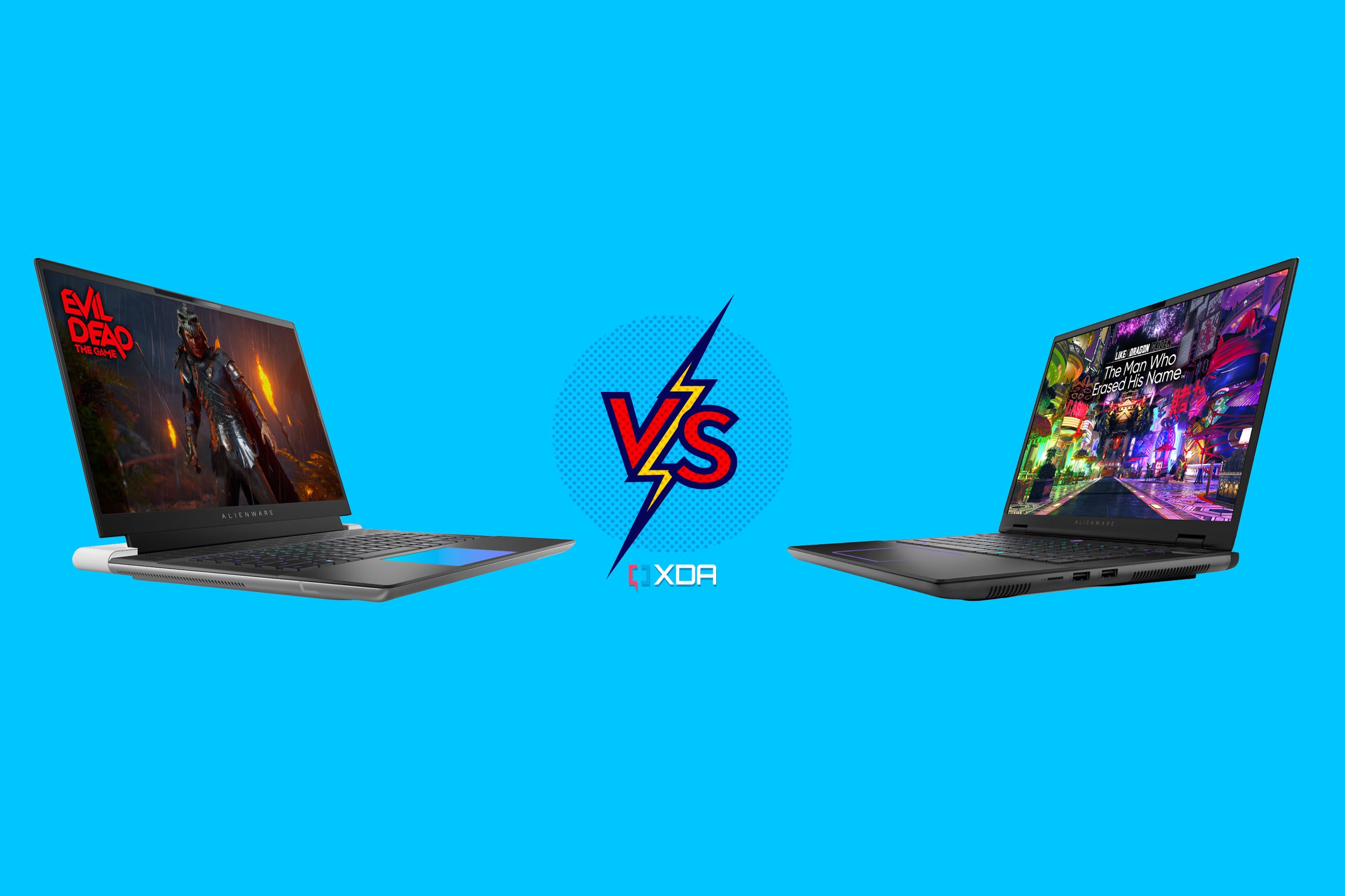 Comparación entre Alienware x16 R2 y m16 R2