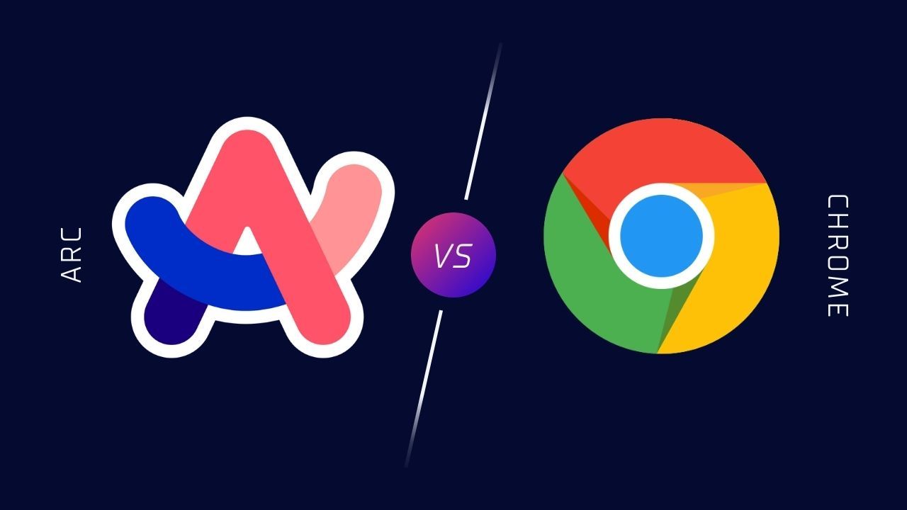 Comparison between Google Chrome and Arc