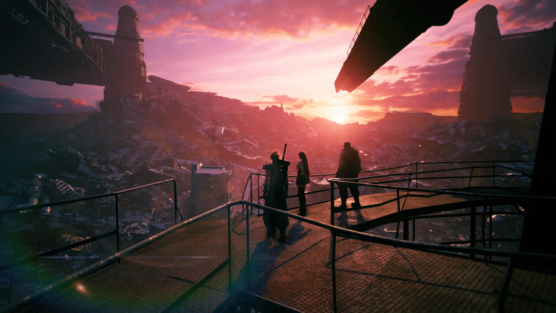 Remake de Final Fantasy VII: Vista al atardecer