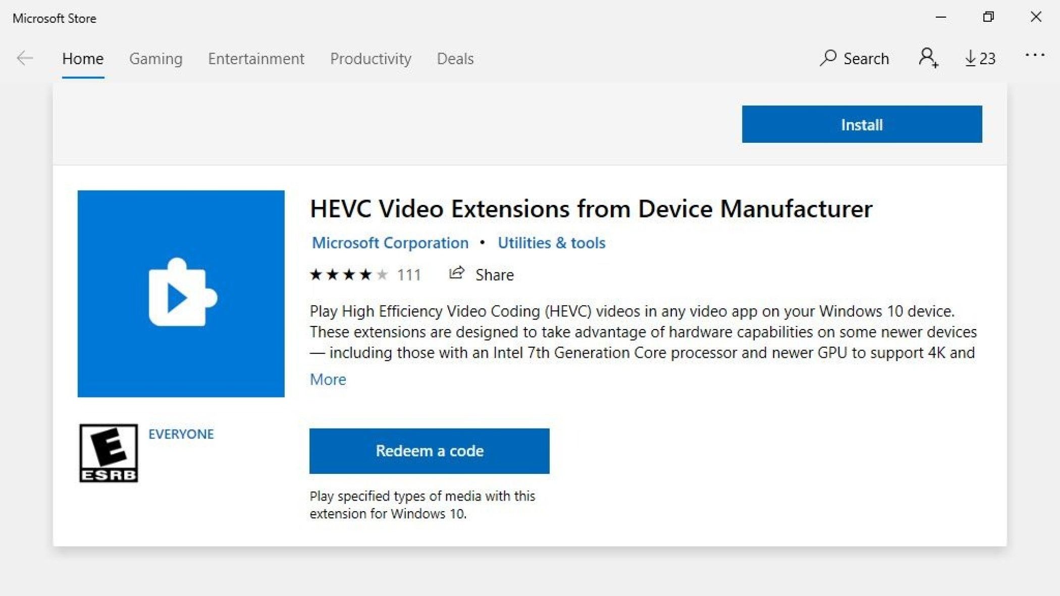 How to play HEVC-encoded media in Windows Media Player for free