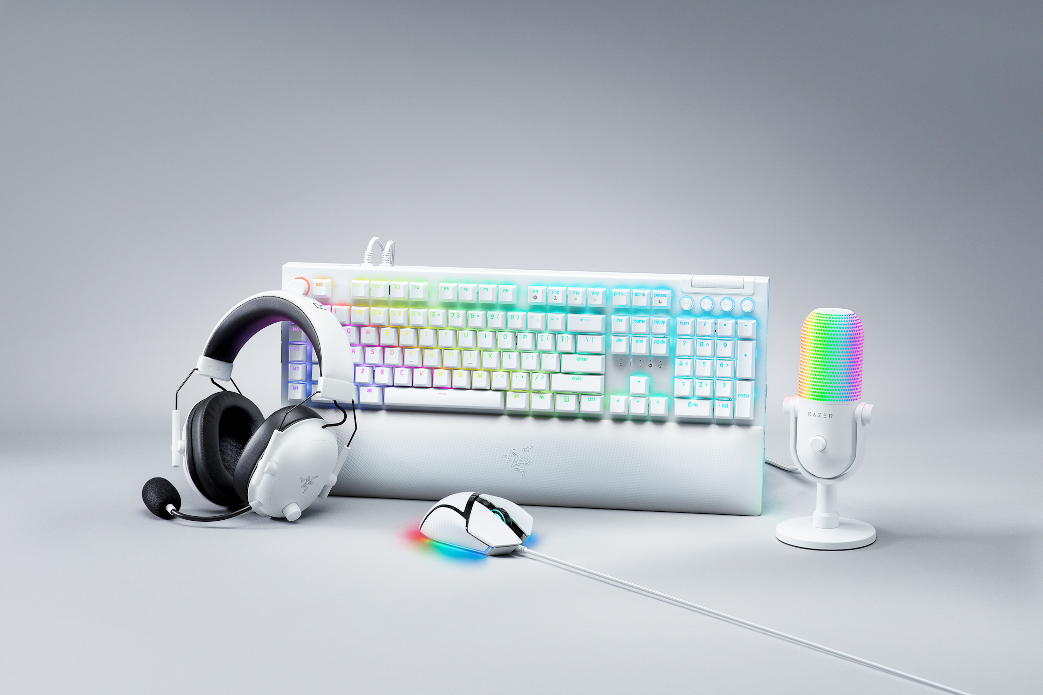 La colección Razer White