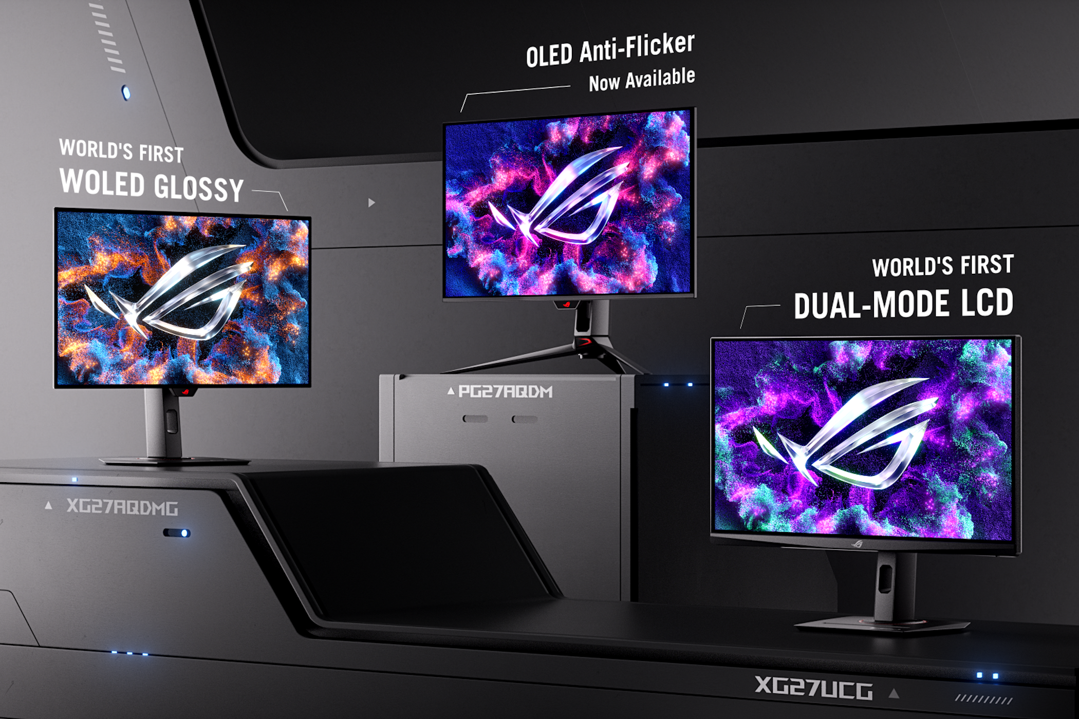 ROG's glossy OLED gaming monitor gives a crisper image like never before