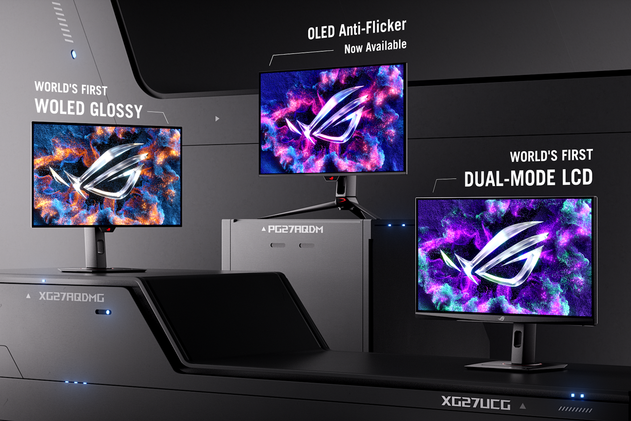 La gama de nuevos monitores ROG