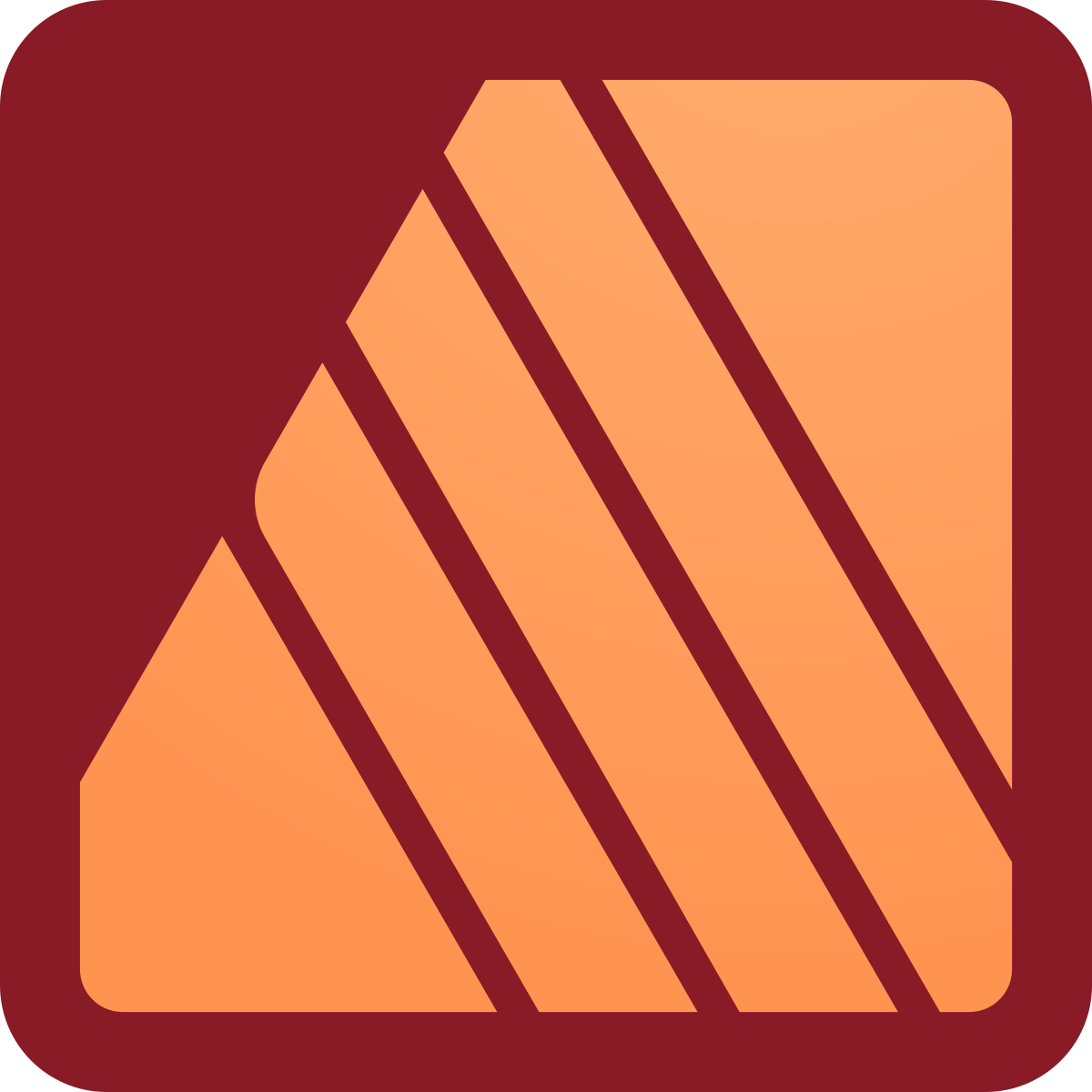 El icono de Affinity Publisher