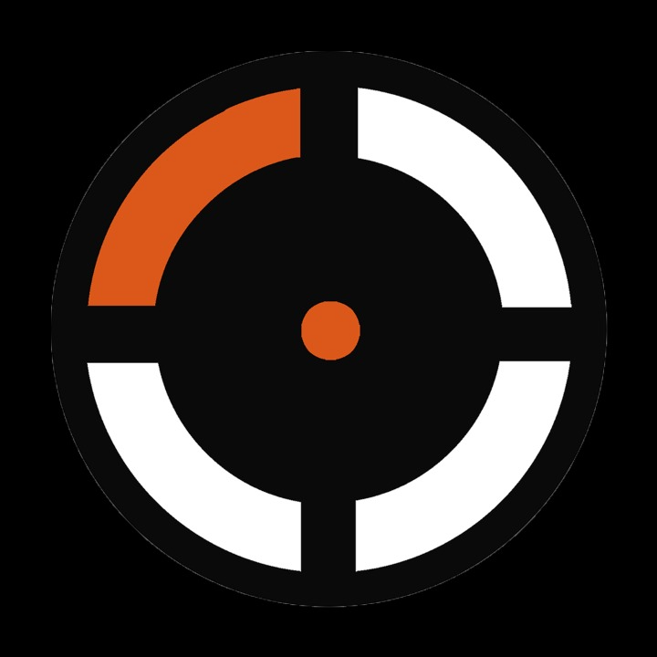 Una representación del logotipo de Crosshair X