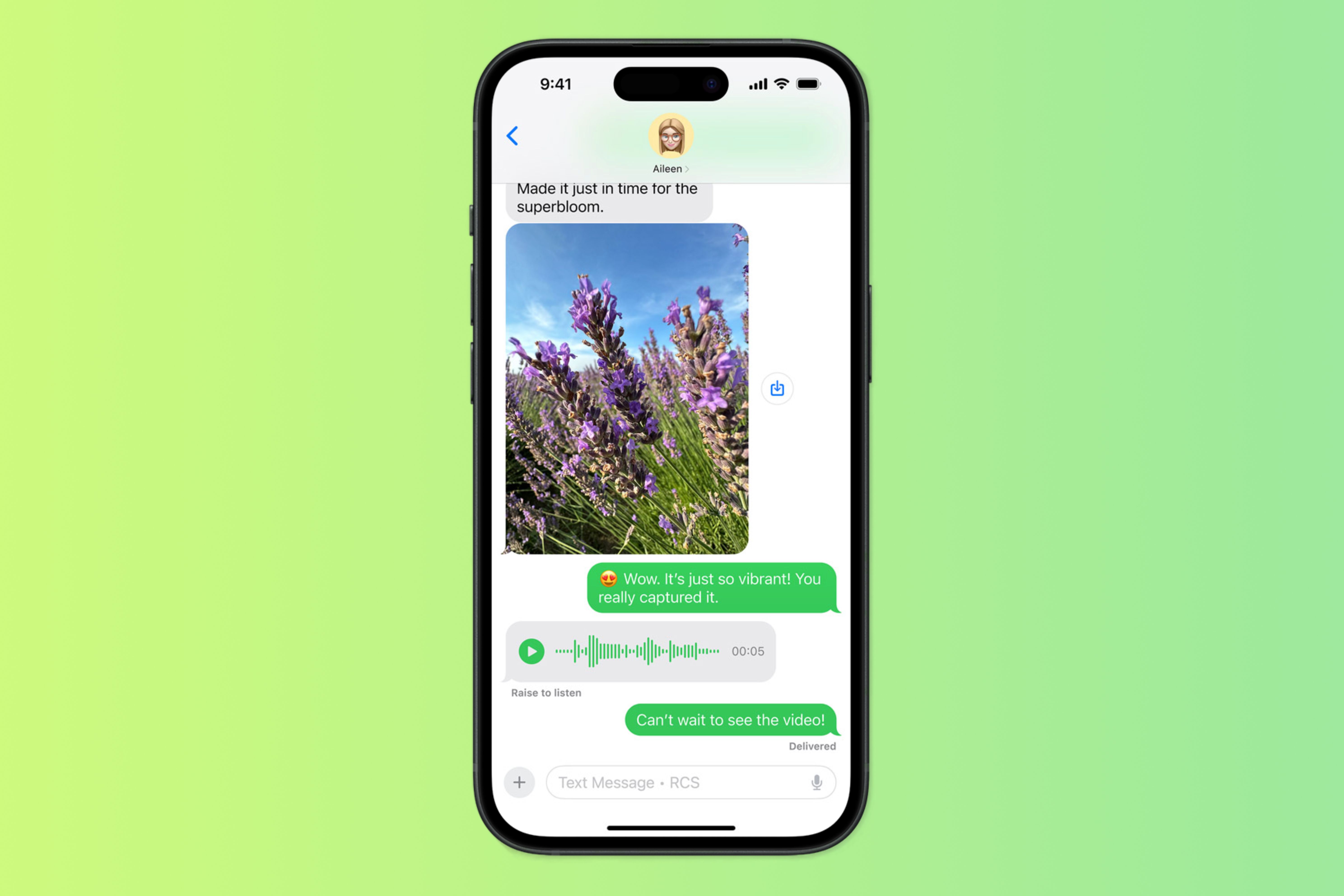 RCS messaging in iOS 18.