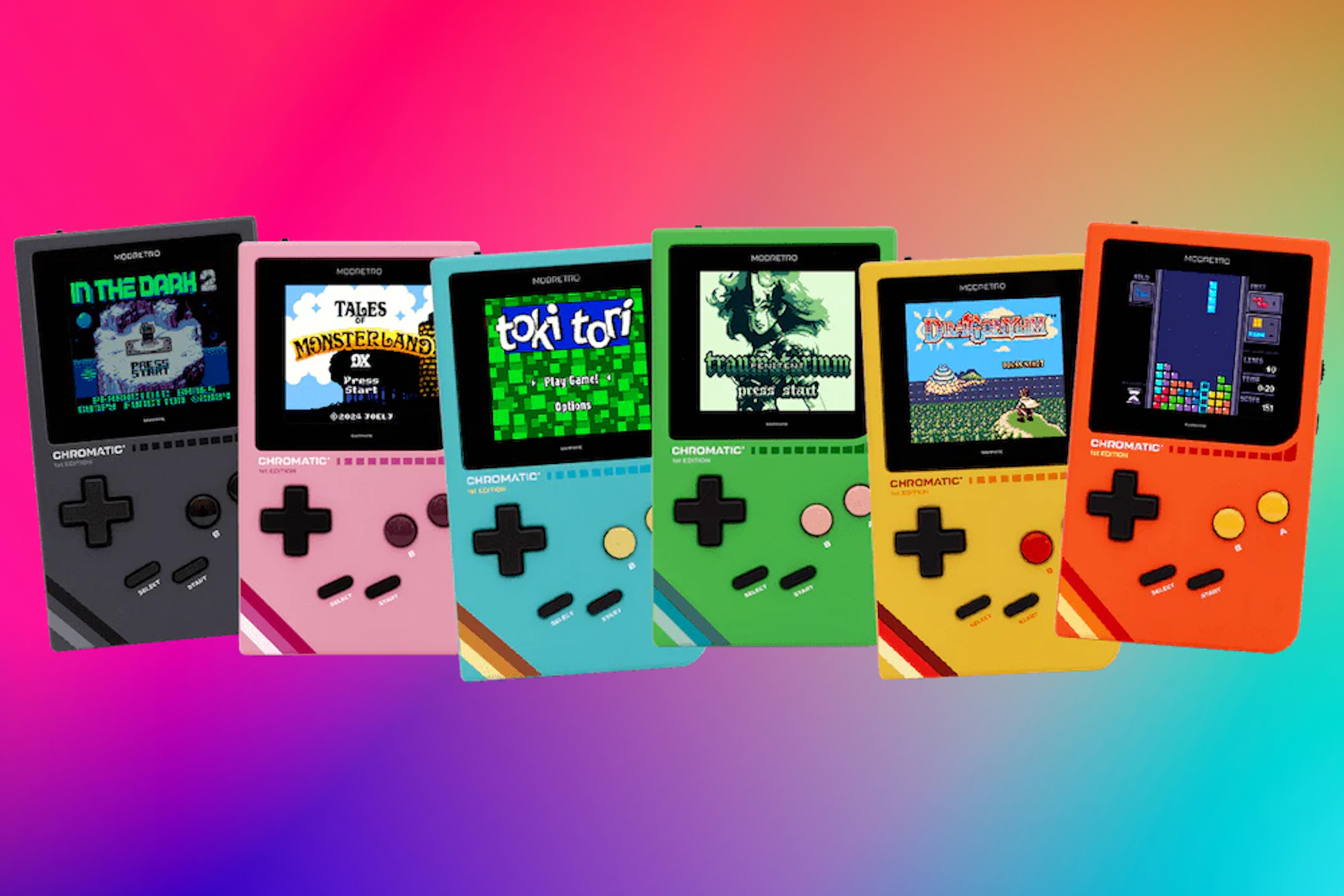 Le ModRetro Chromatic reproduit le look original de la Game Boy d'une ...