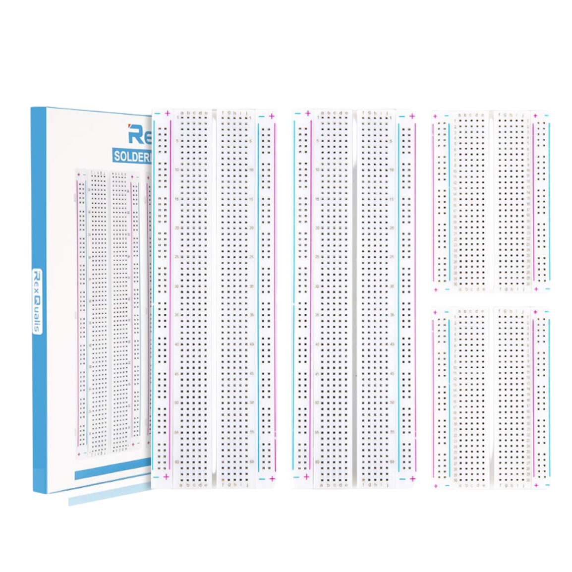 Una representación transparente del kit de placa de pruebas REXQualis