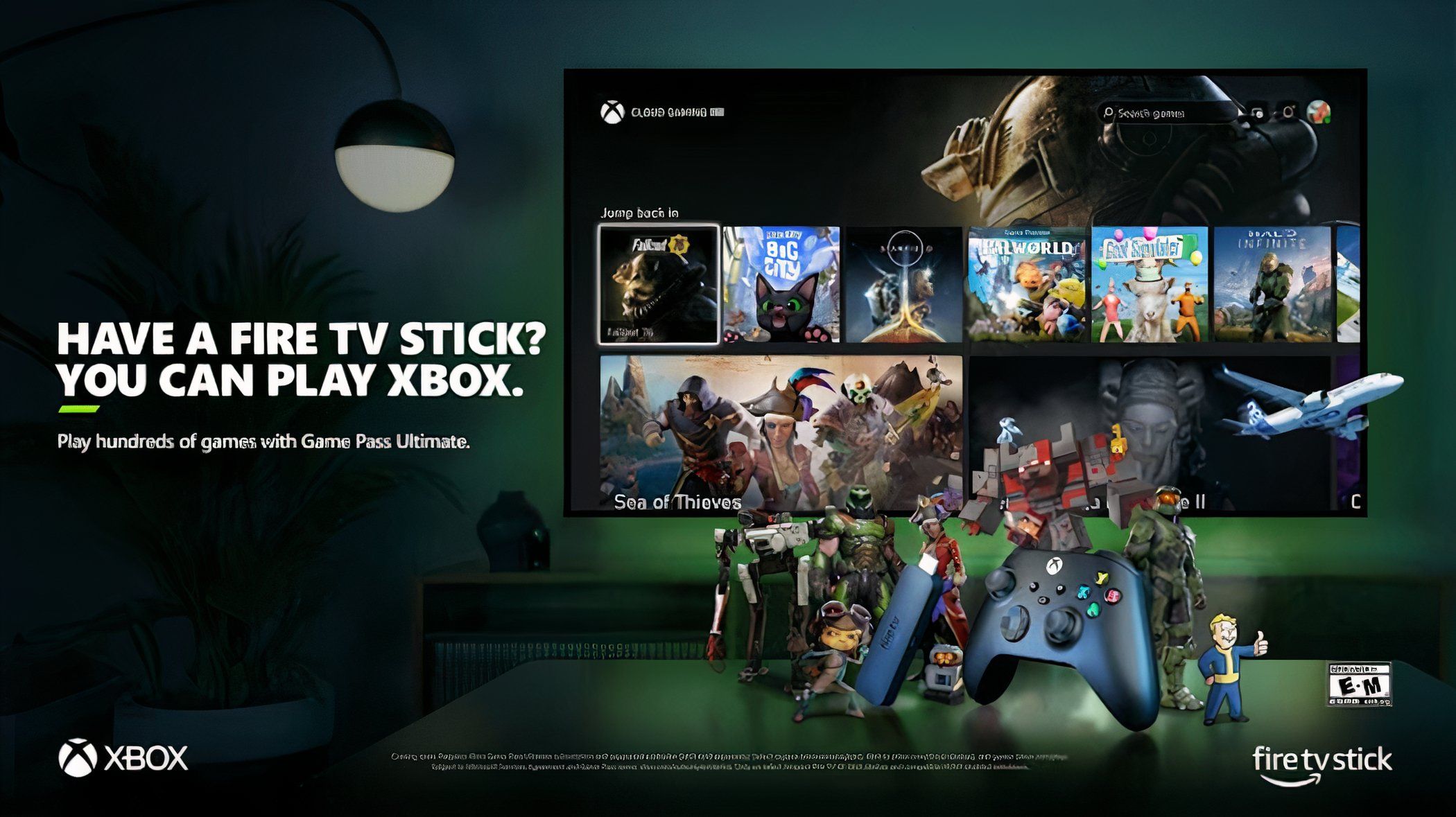 La aplicación Xbox Cloud Gaming en Amazon Fire TV Stick