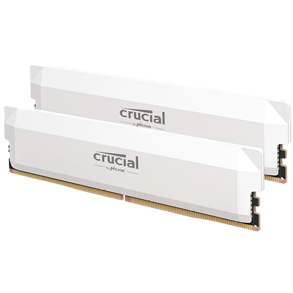 Memoria RAM Crucial Pro DDR5 en color blanco