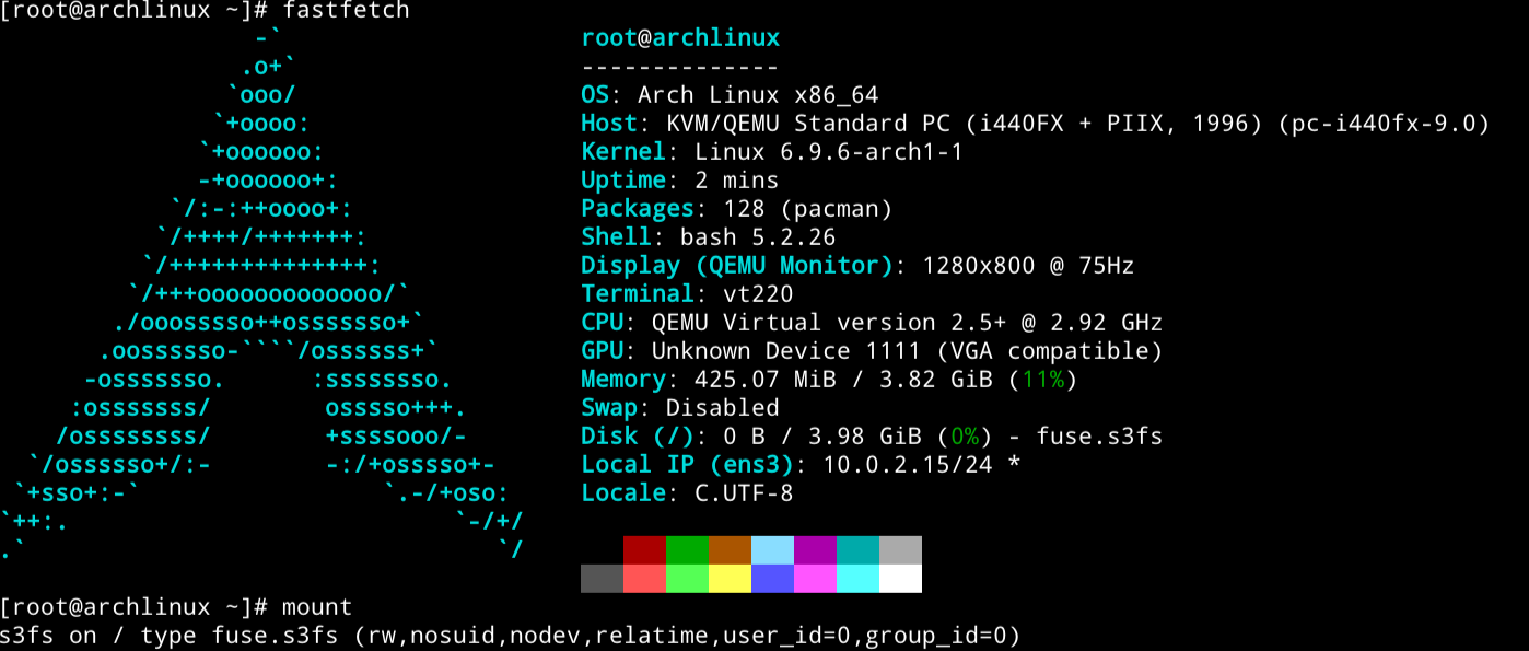 Arranque de Arch Linux desde Google Drive