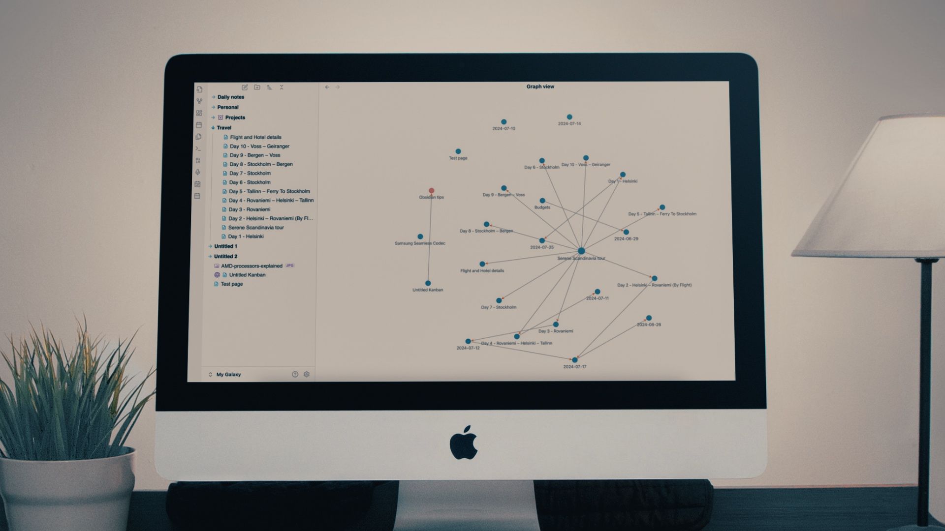 How to use graph view in Obsidian