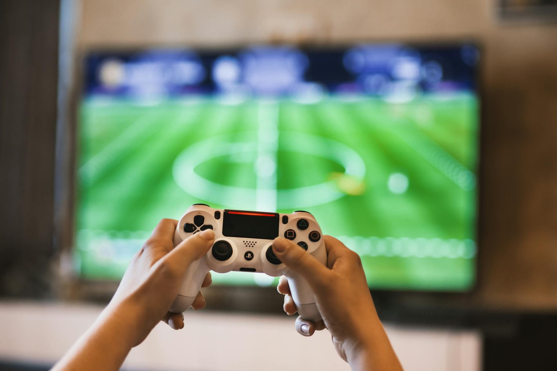 Partido de fútbol de PlayStation 4