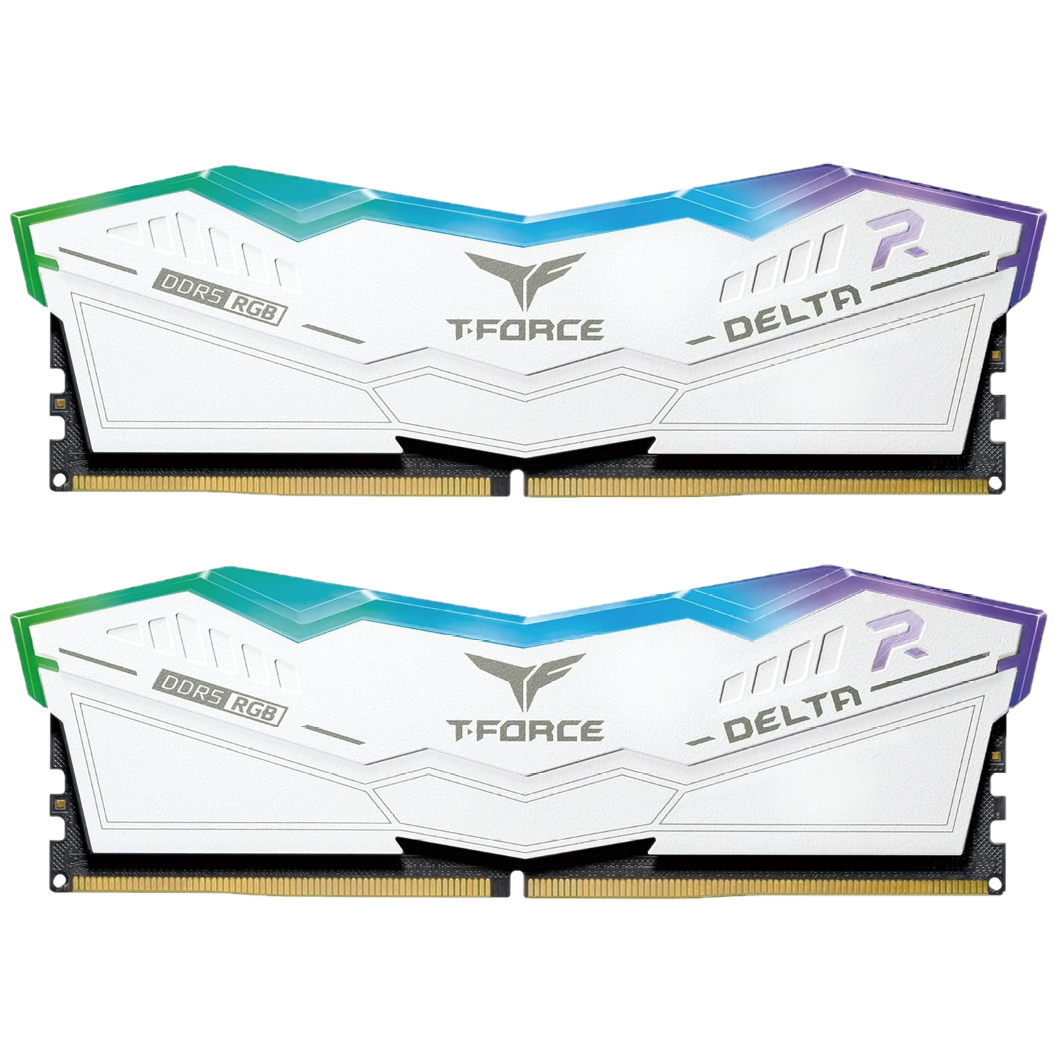 Memoria RAM TeamGroup T-Force Delta RGB en color blanco