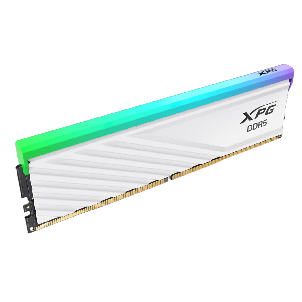 Memoria RAM RGB XPG Lancer Blade en color blanco