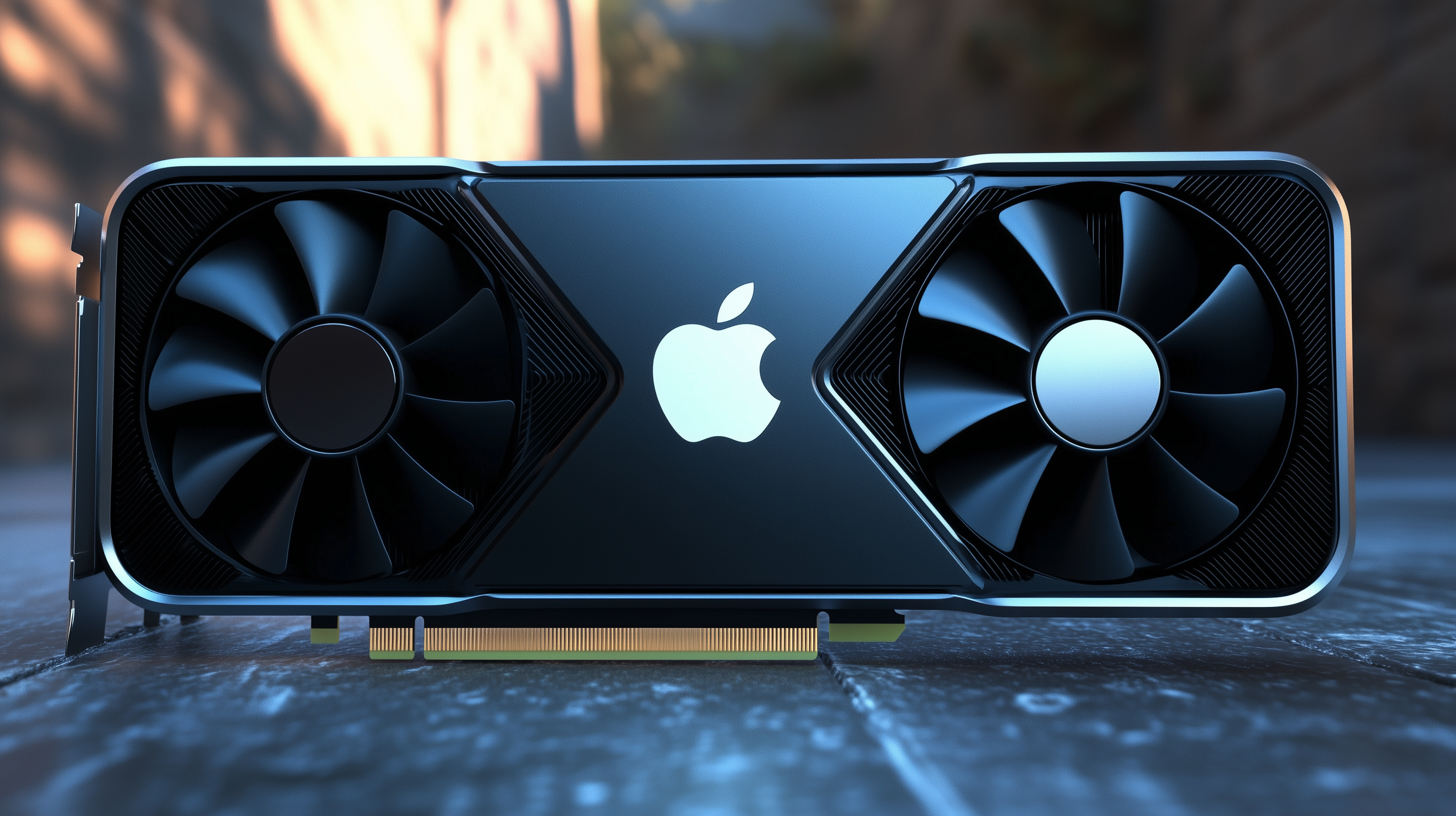 Una GPU de marca Apple.