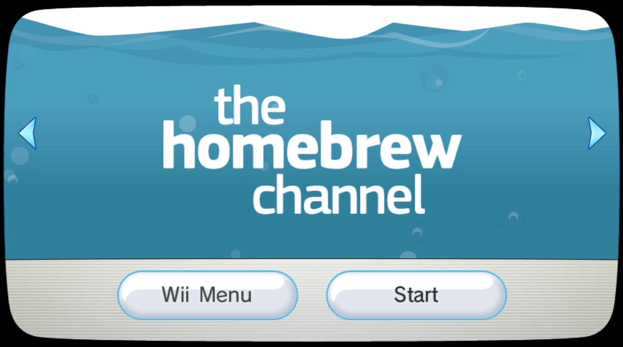 El canal Homebrew en la Nintendo Wii