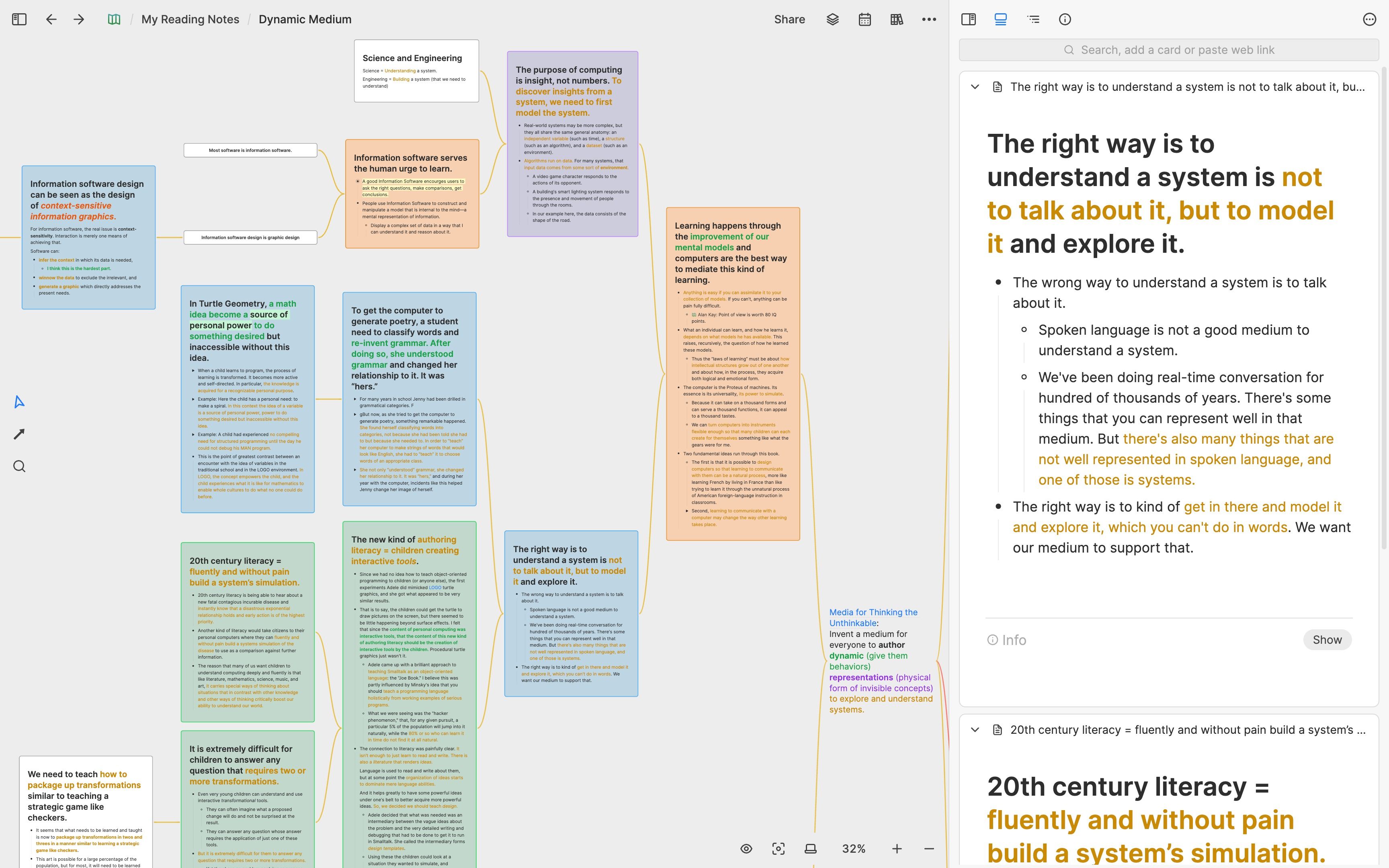 Toma de notas visual de hepbase