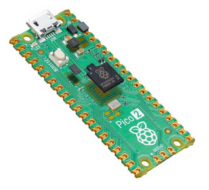 The product image of the Raspberry Pi Pico 2