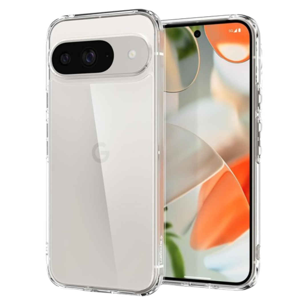 render of spigen ultra hybrid case for the pixel 9 pro