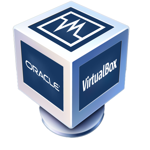 A transparent rendering of the VirtualBox logo