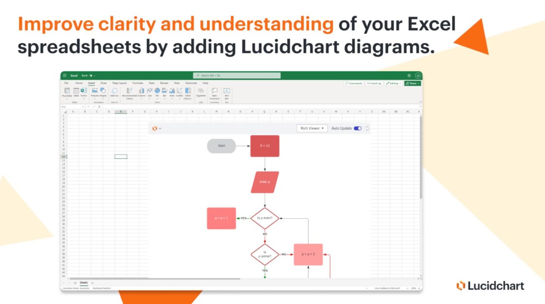 Complemento Lucidchart para Excel