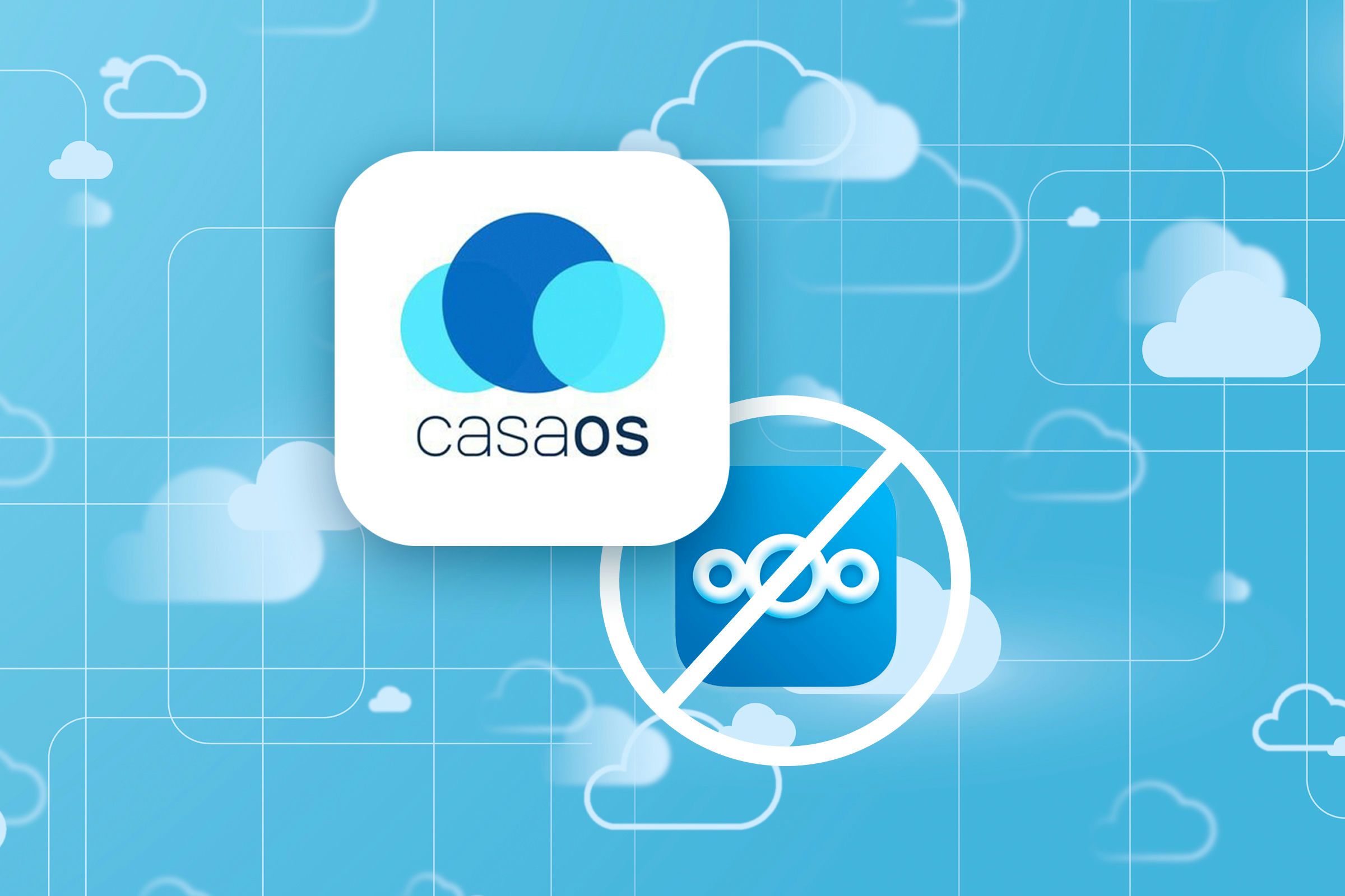 Una ilustración que representa CasaOS y Nextcloud