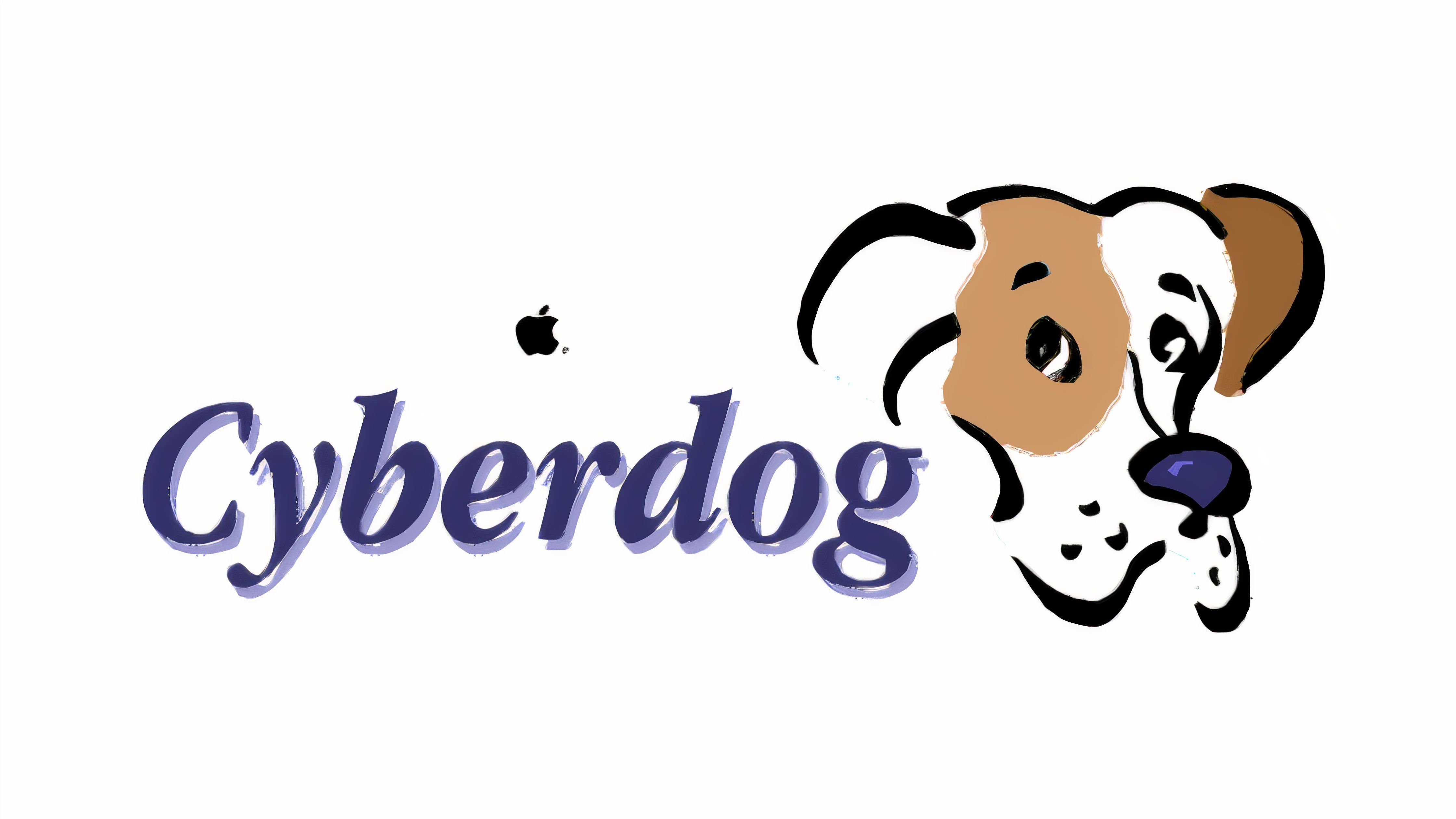 Cyberdog logo against a white background.