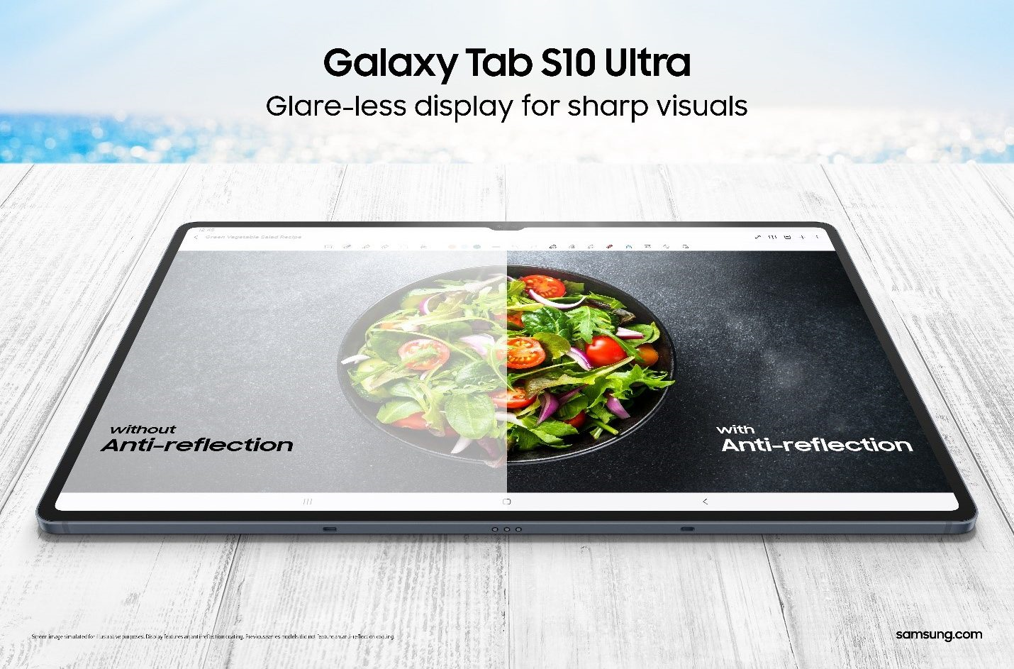 La Galaxy Tab S10 AMOLED