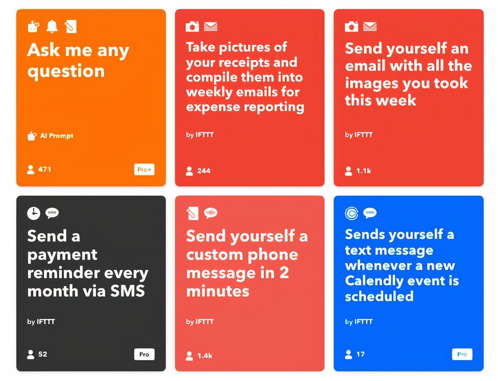 Avisos de IFTTT