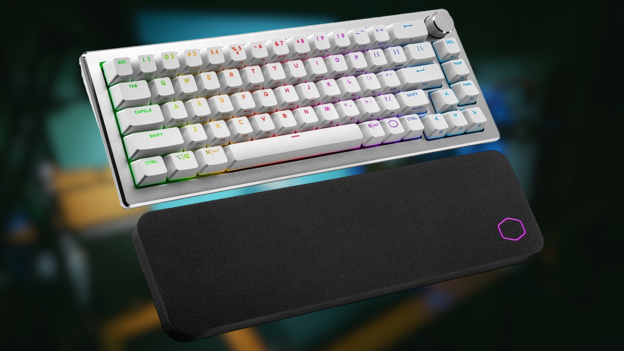 Teclado mecánico para juegos inalámbrico RGB al 65 % CK721