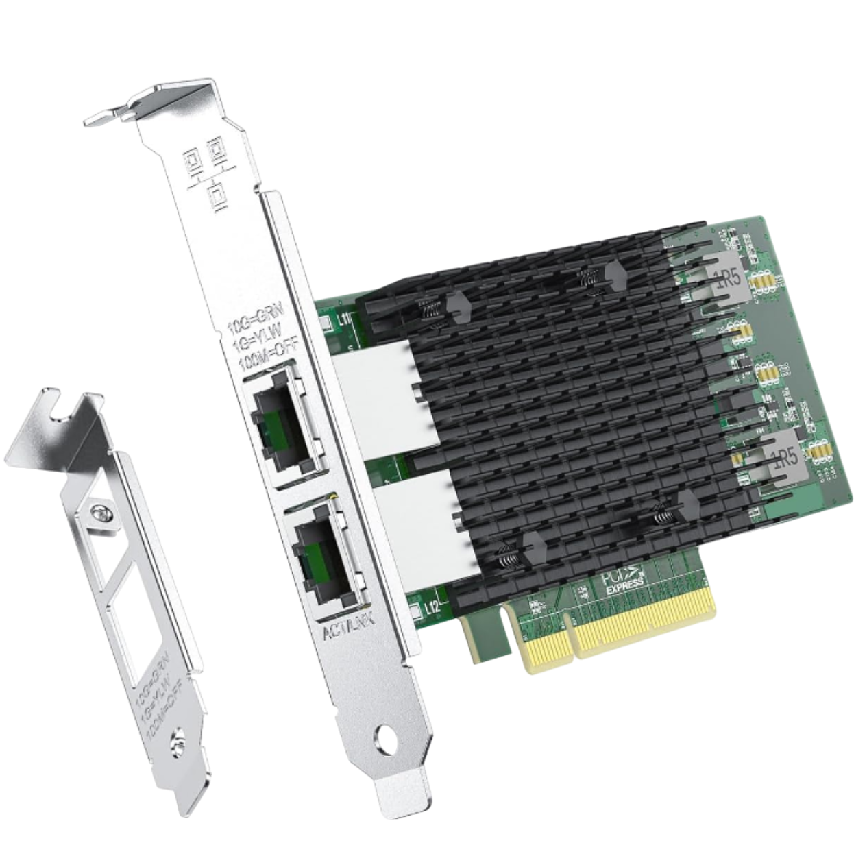 A transparent render of the Ipolex 10GbE Network Card