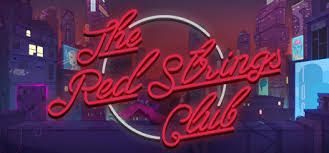 Banner de Steam para el videojuego The Red Strings Club