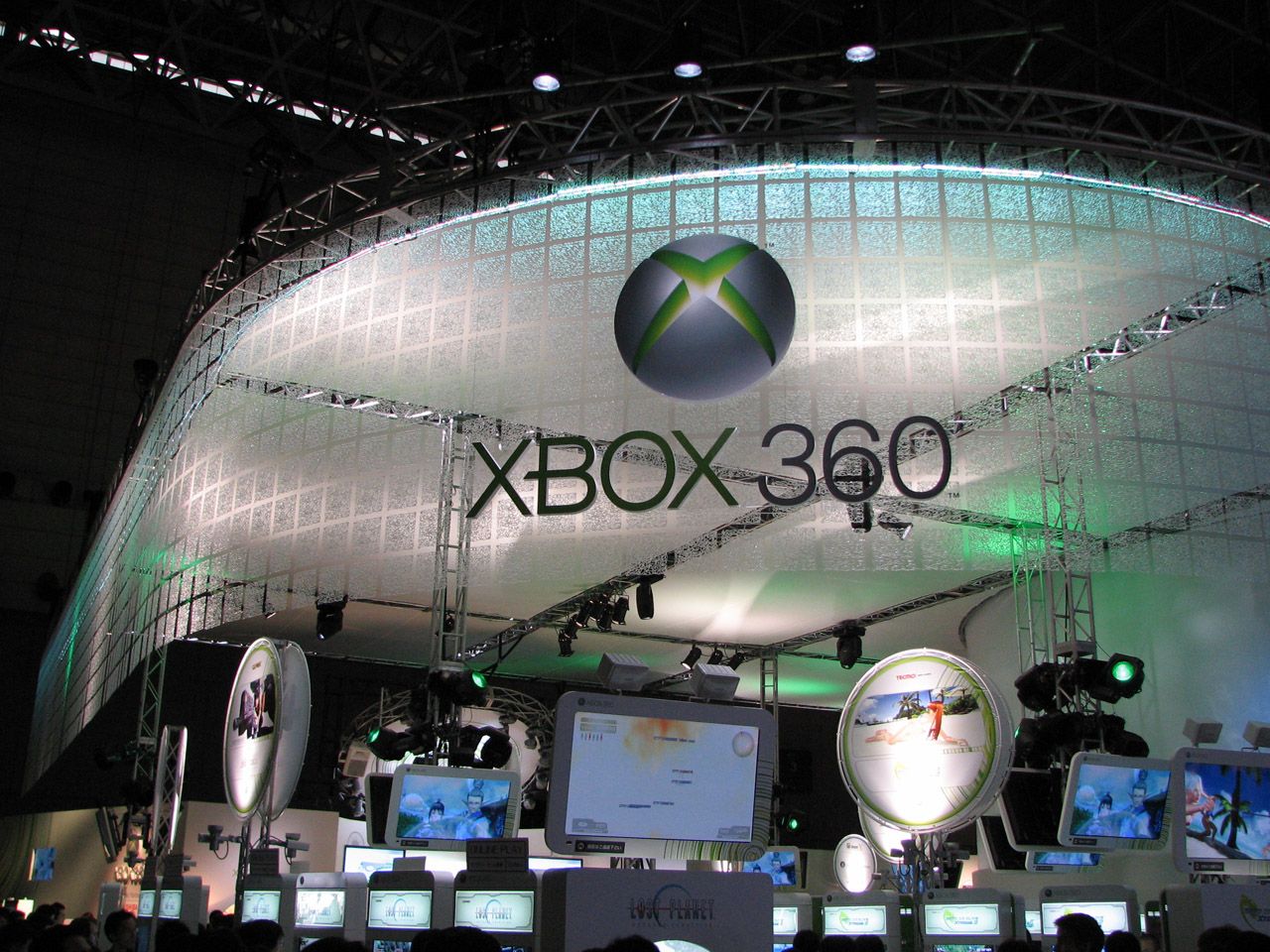 Stand de Xbox 360, Tokyo Game Show, 21 de septiembre de 2006