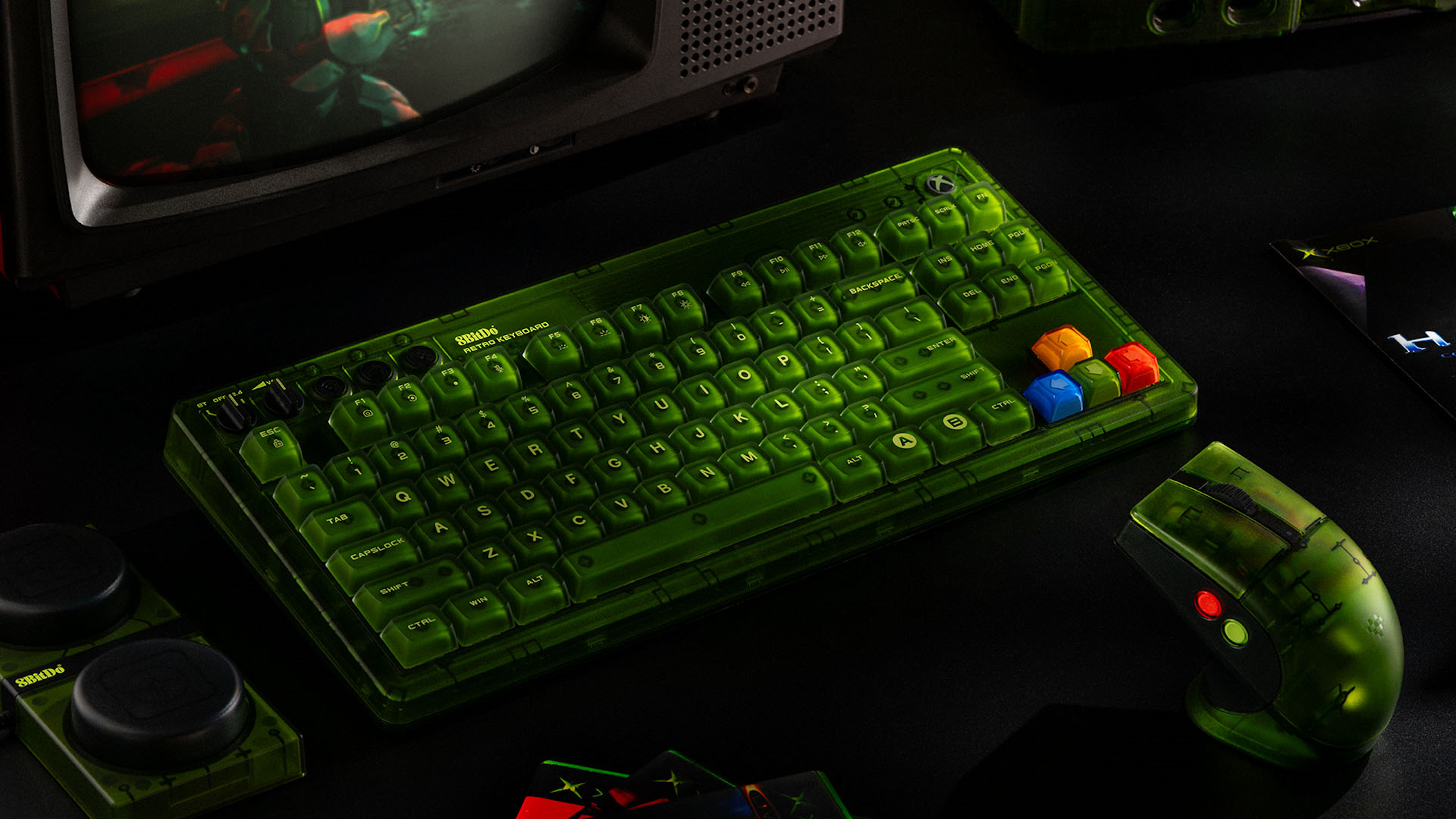 Teclado 8bitdo-xbox-con-funciones