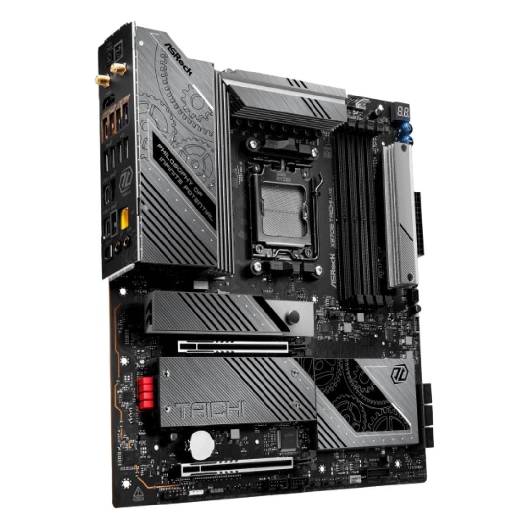 Representación de la placa base Asrock x870e Taich Lite