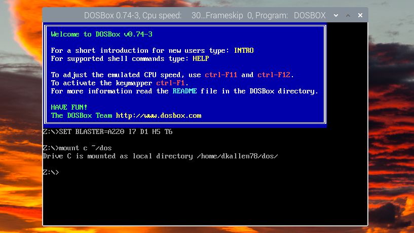 How to run DOSBox on your Raspberry PI and turn it into a retro PC