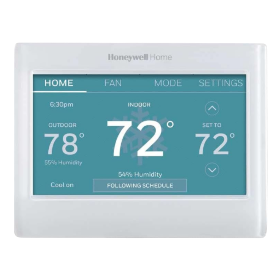 Una representación transparente del Honeywell Home RTH9600WF