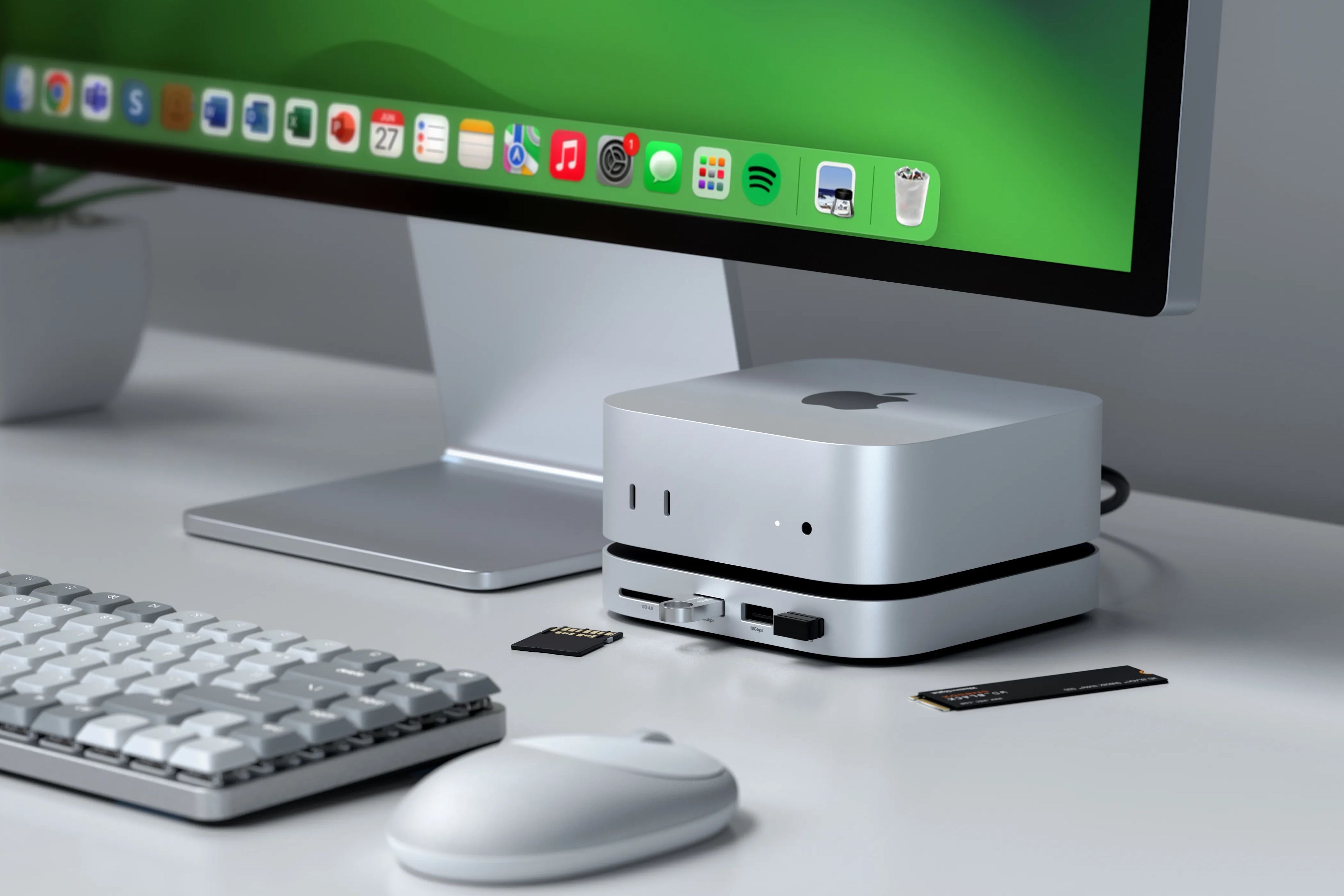 Soporte y concentrador para Mac Mini M4