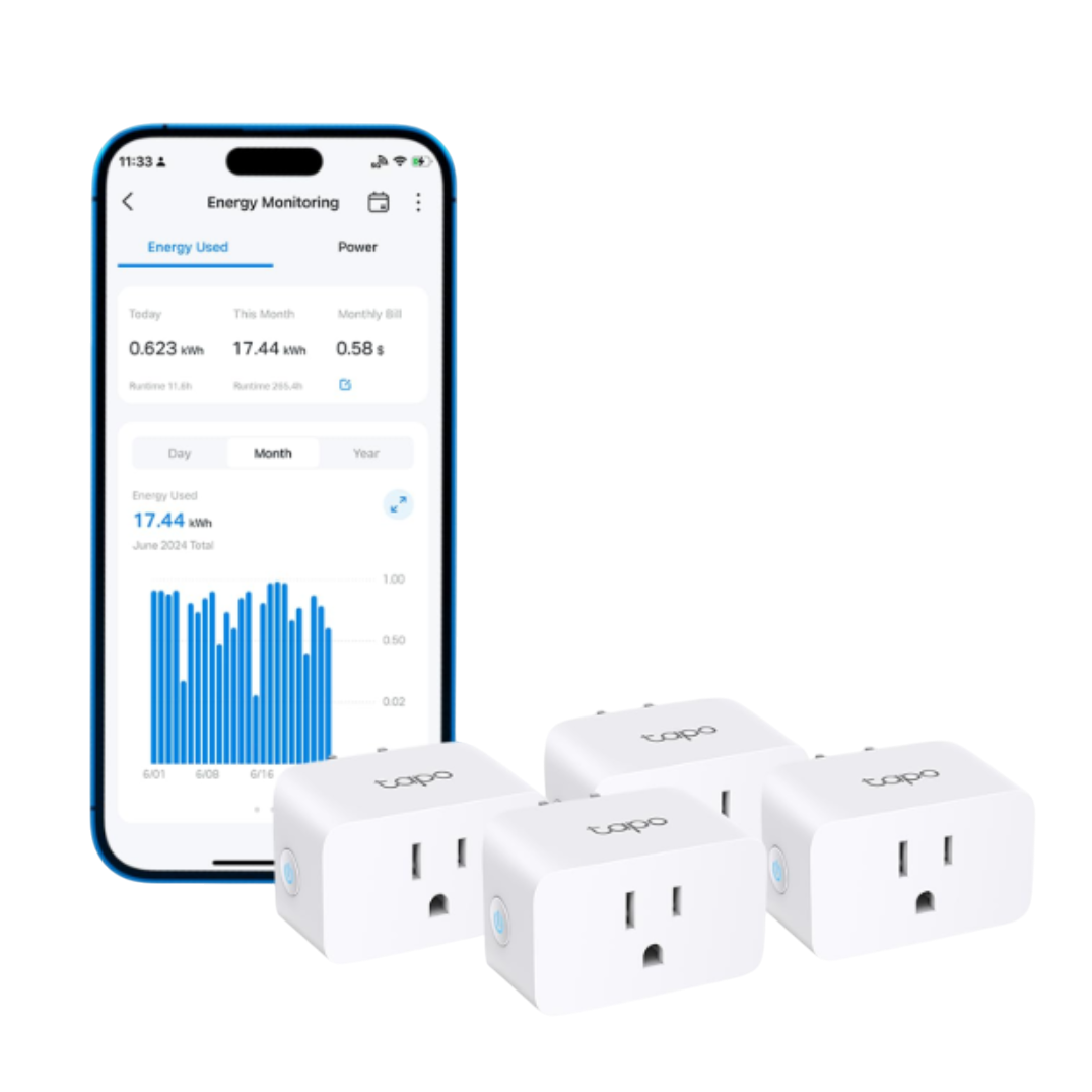 Una representación transparente del TP-Link Tapo P115