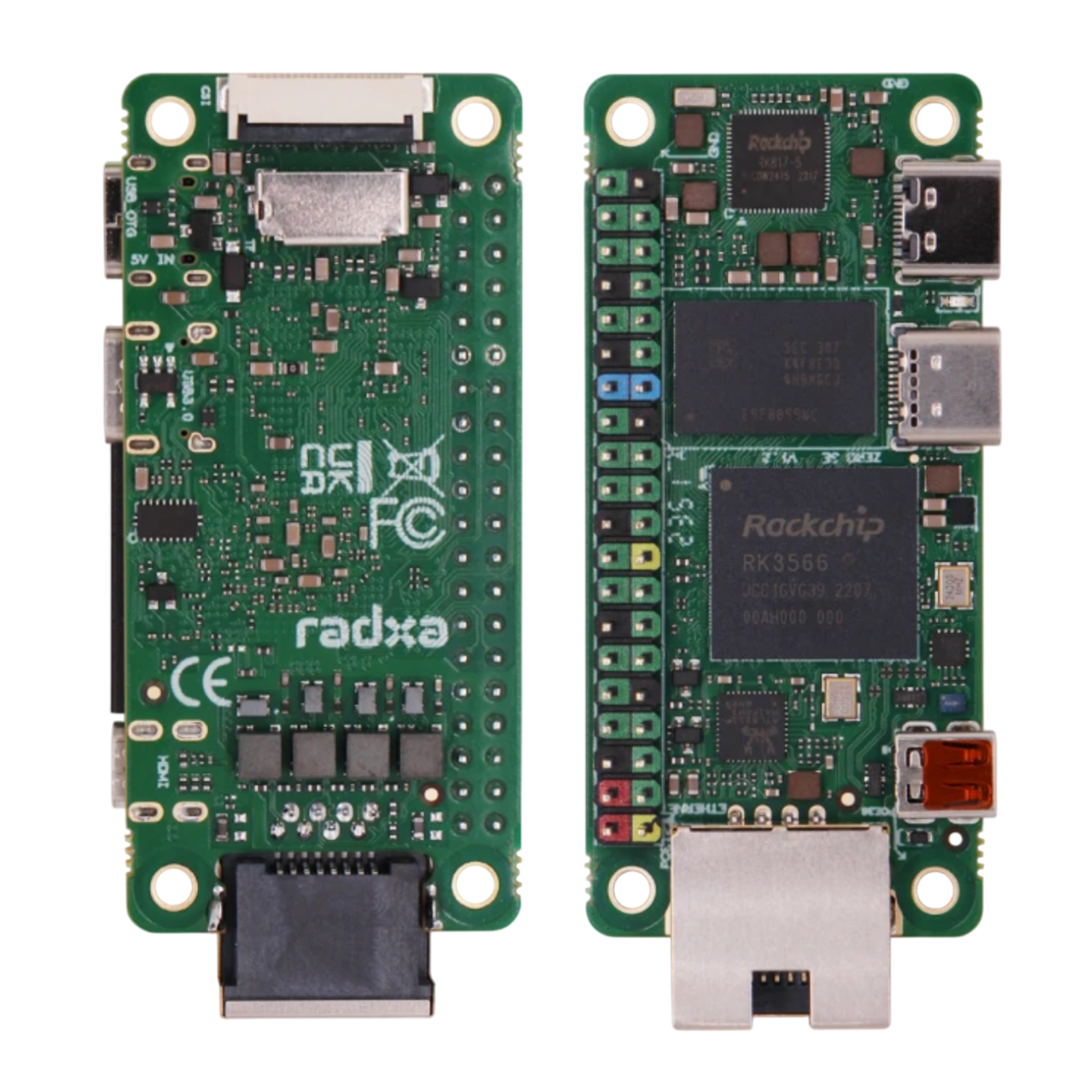 Una representación transparente del Radxa Zero 3E