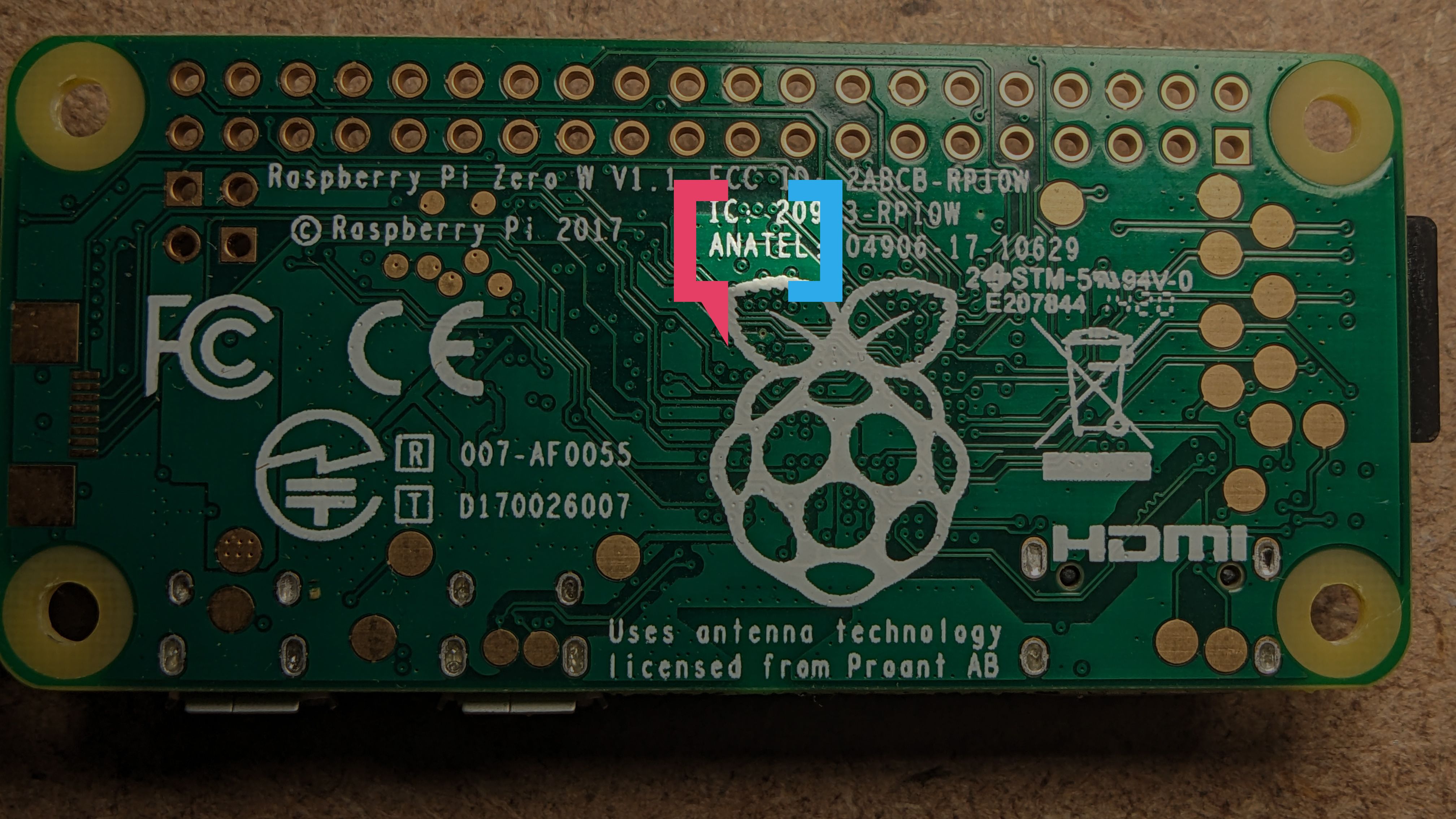 Raspberry Pi Zero W con certificación Anatel