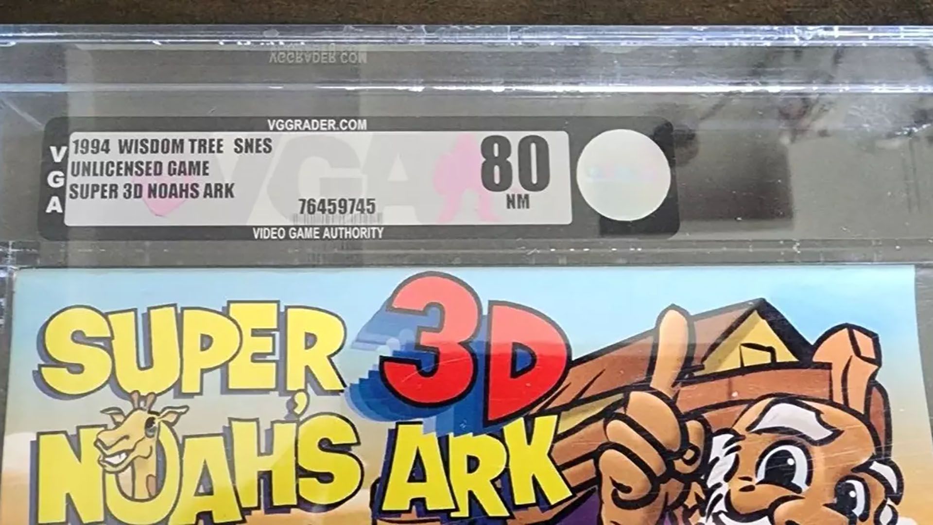 Super Noah's Ark 3D - sealed and graded collector's item