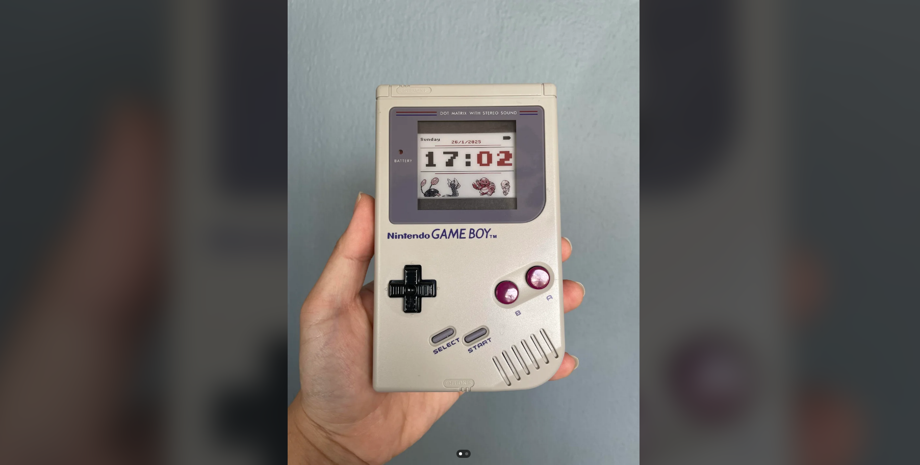 Alarma de Game Boy