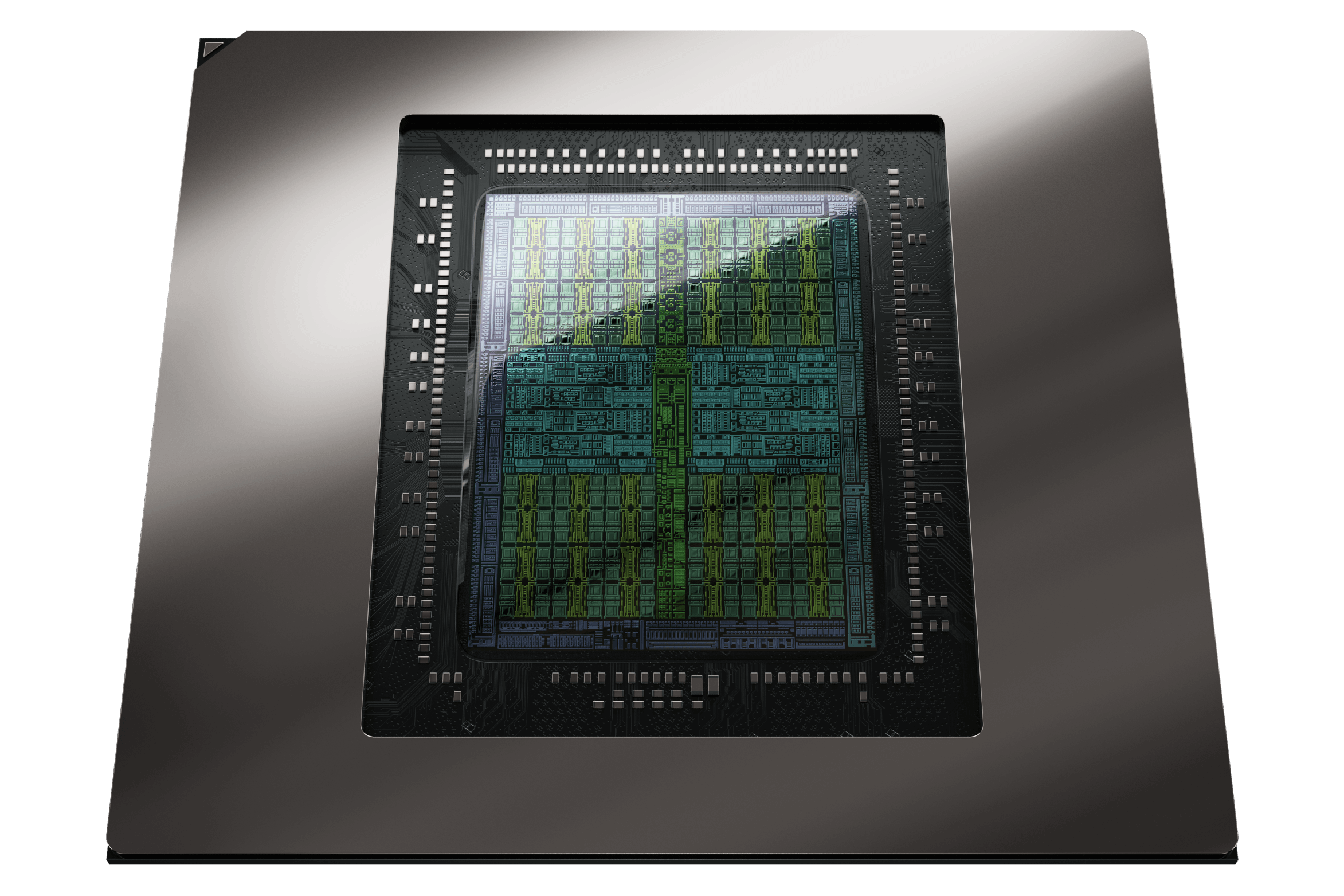 Visualización del chip Nvidia Blackwell