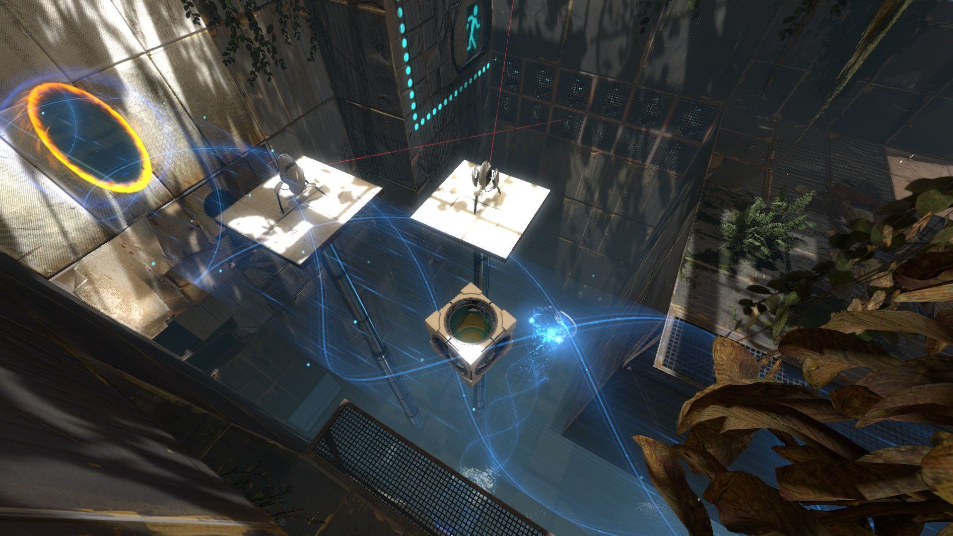 a stage in the game portal 2